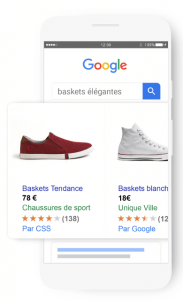 Annonce Shopping Google Ads